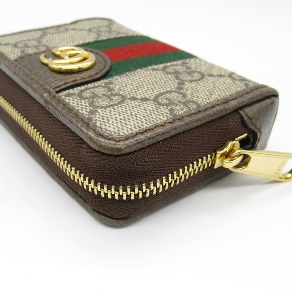 GUCCI Double G Playing Card Set Wallet/Coin Case Wallet Coated Canvas Leather... - Picture 11 of 11